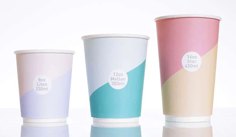 Pappersmugg Dubbelvägg med tryck – profilreklam med tryck från ExpoTryck