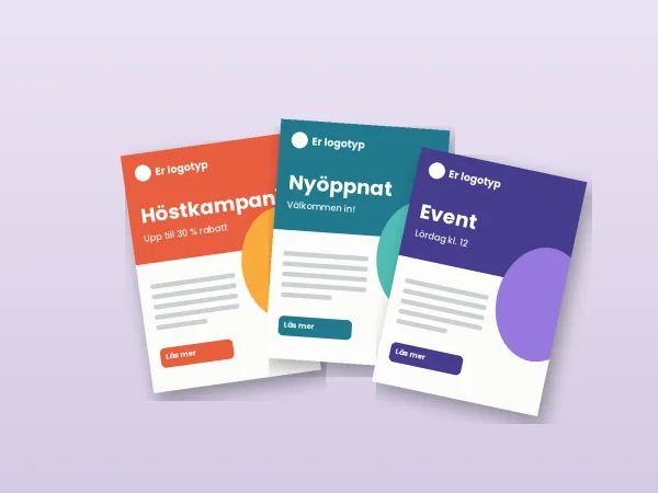 Flyer med tryck – profilreklam med tryck från ExpoTryck