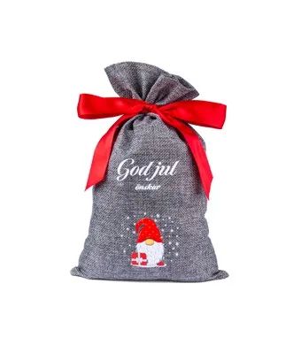 Vintersäck liten med julgodis, produktbild